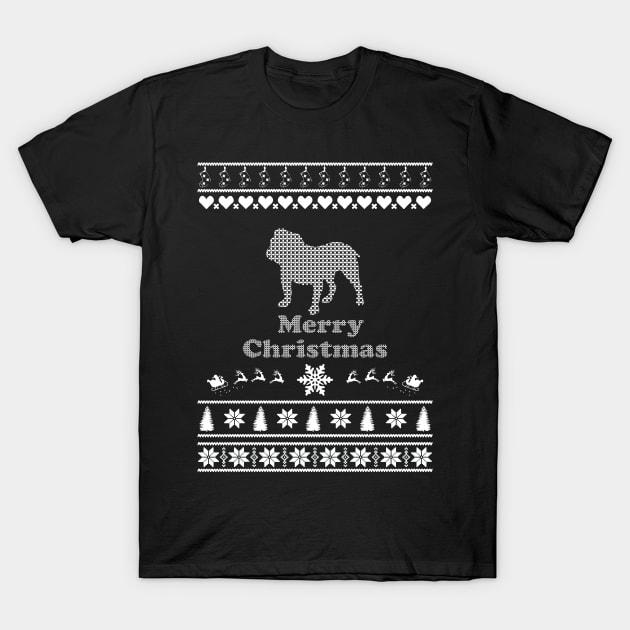 Merry Christmas Dog T-Shirt by bryanwilly